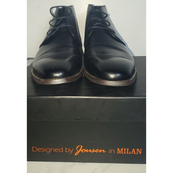 NEW Jonsen Milan Black Chukka Leather Boot Men\'s 10.5 main image 7